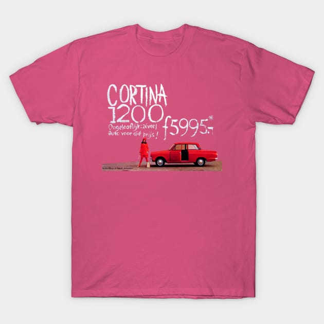 FORD CORTINA - advert 60s T-Shirt by Throwback Motors